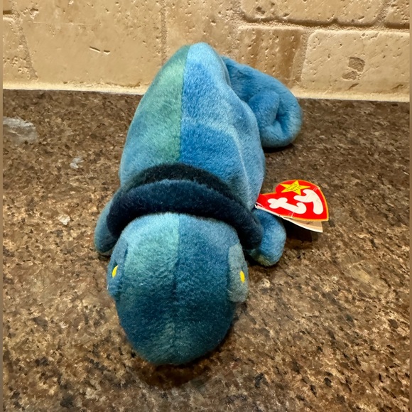 Ty Beanie Baby Rainbow 🌈 The Chameleon DOB October 14, 1997 - Picture 3 of 6